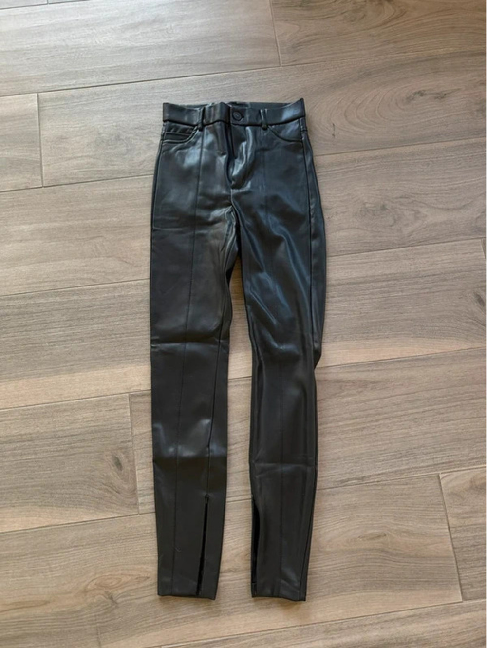 Zara Faux Leather Pants/Leggings XS
